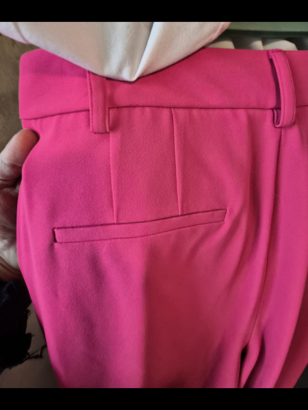 Alice + Olivia Fuchsia High-Waist Wide-Leg Trousers - Picture 9 of 15